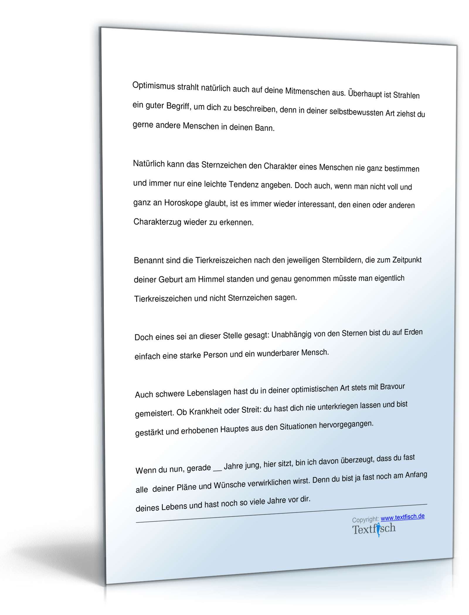 Geburtstagsrede Sternzeichen Löwe (männlich)   PDF. Seite: 3