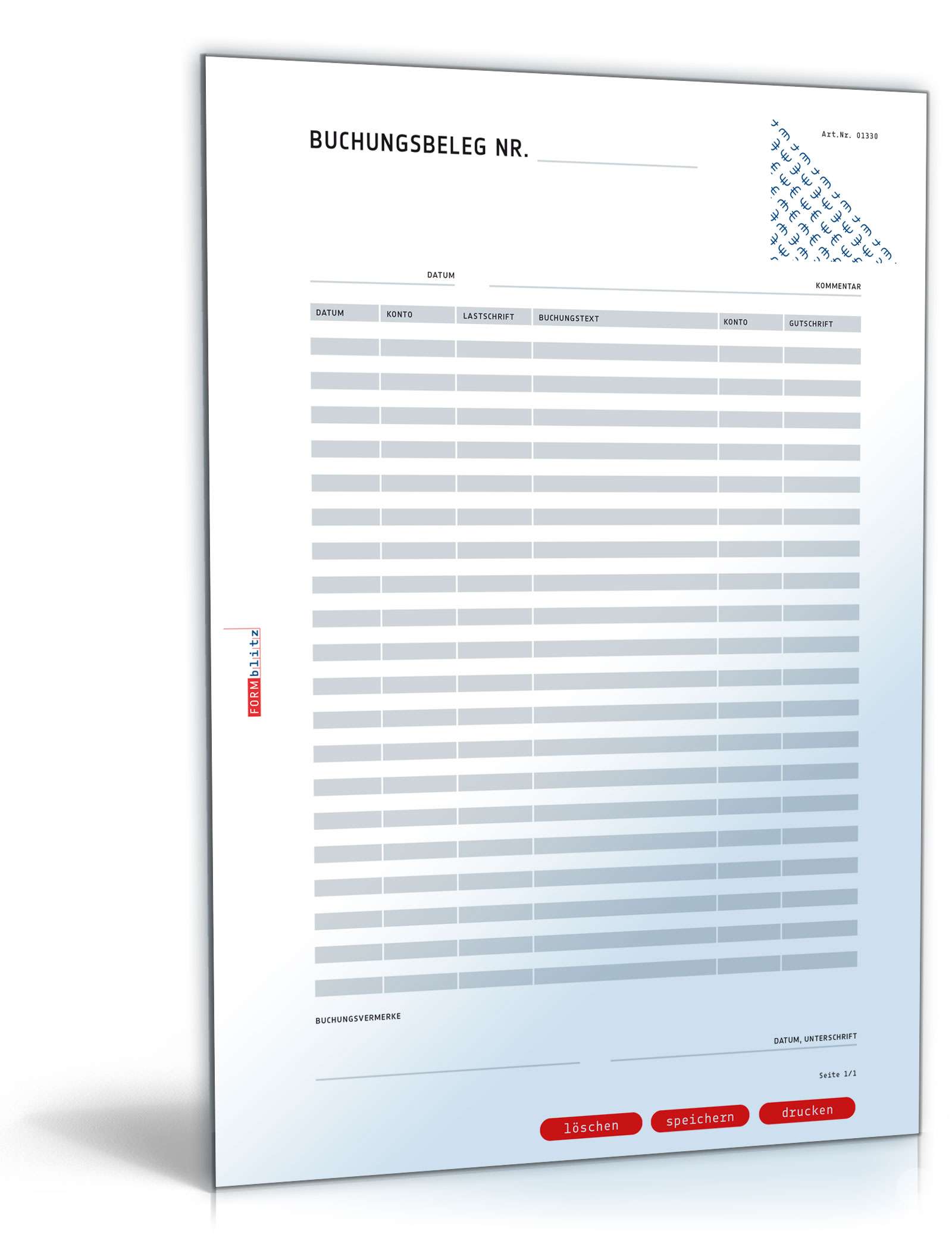 Buchungsbeleg PDF