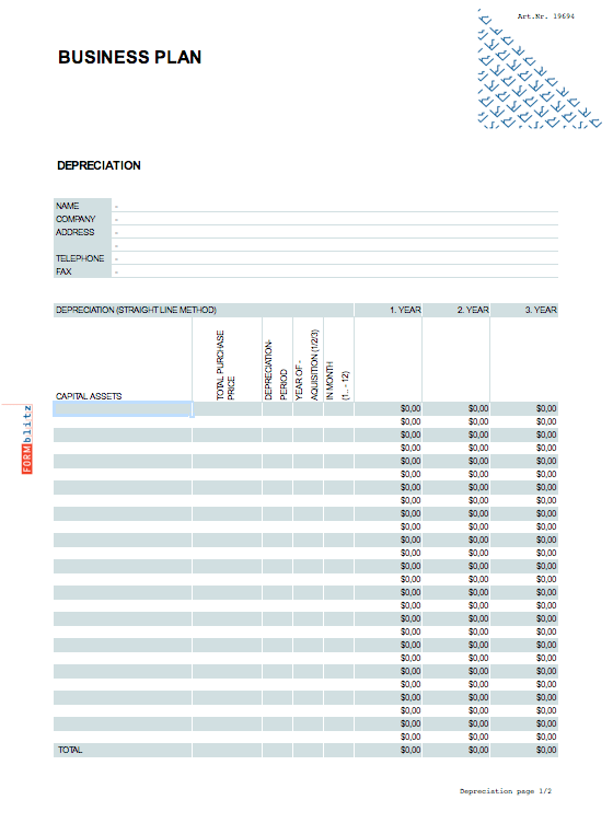 Business Plan Excel. Seite: 6