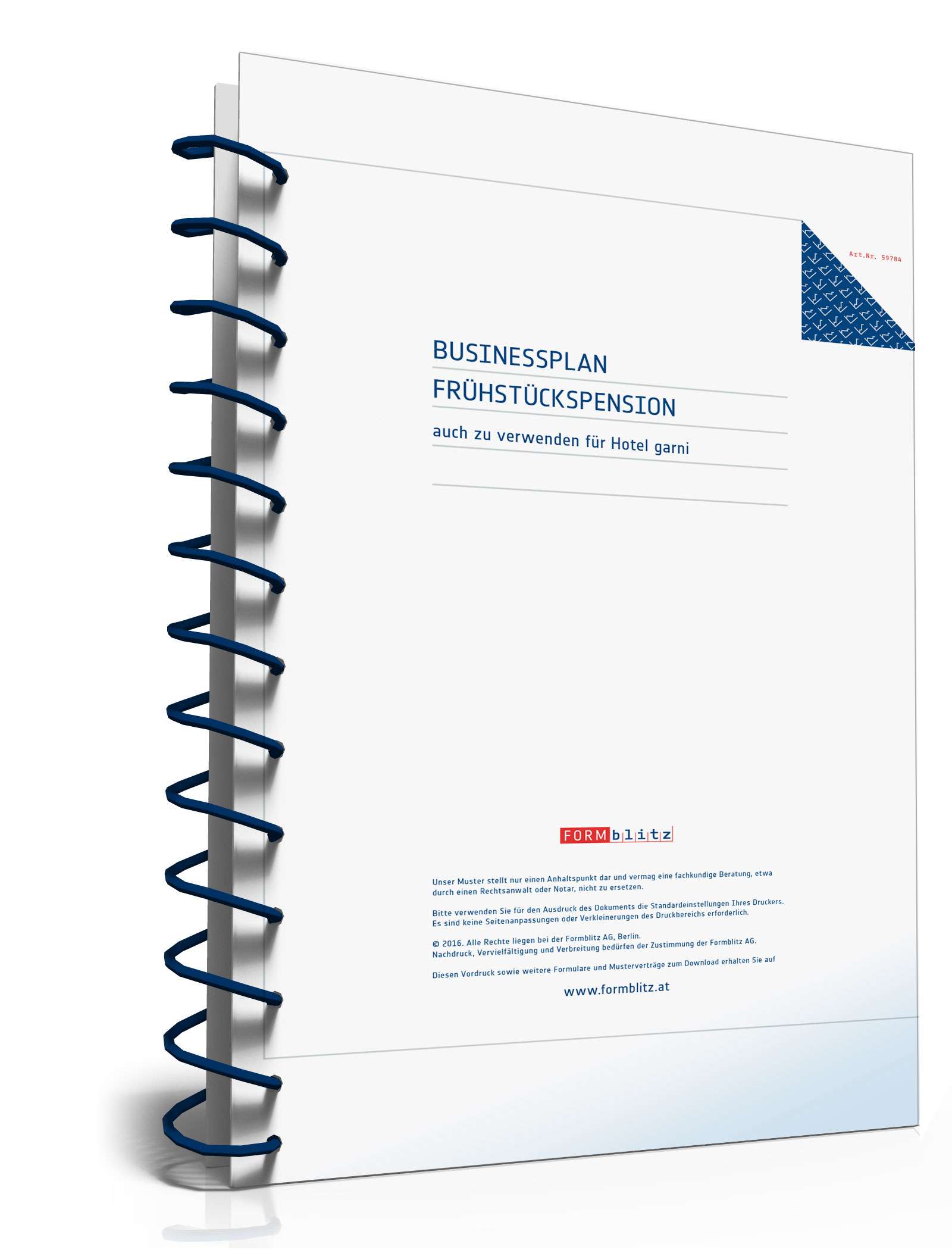 Businessplan für eine Frühstückspension Excel