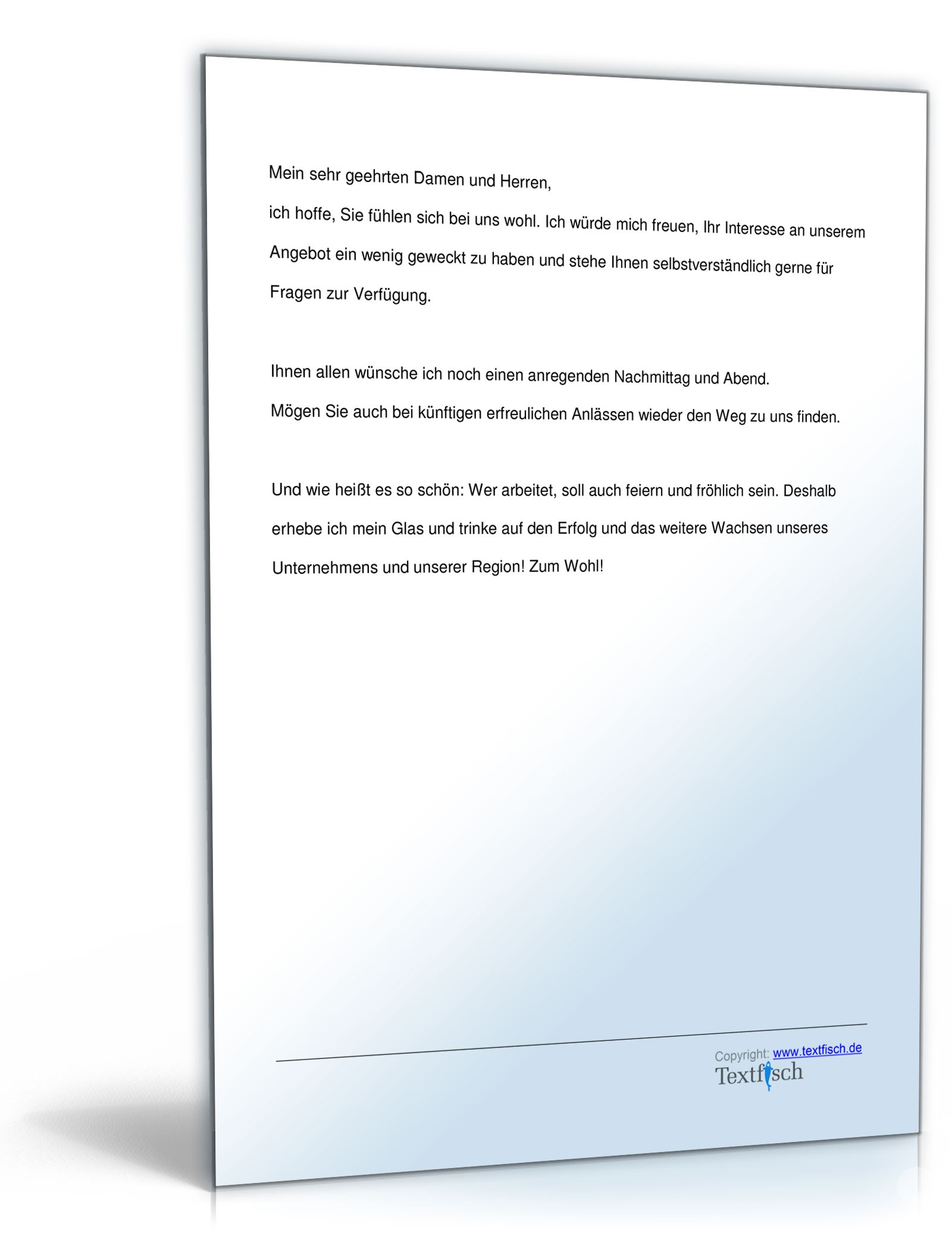 Eröffnungsrede - Eröffnung eines Geschäfts / Filiale PDF. Seite: 4