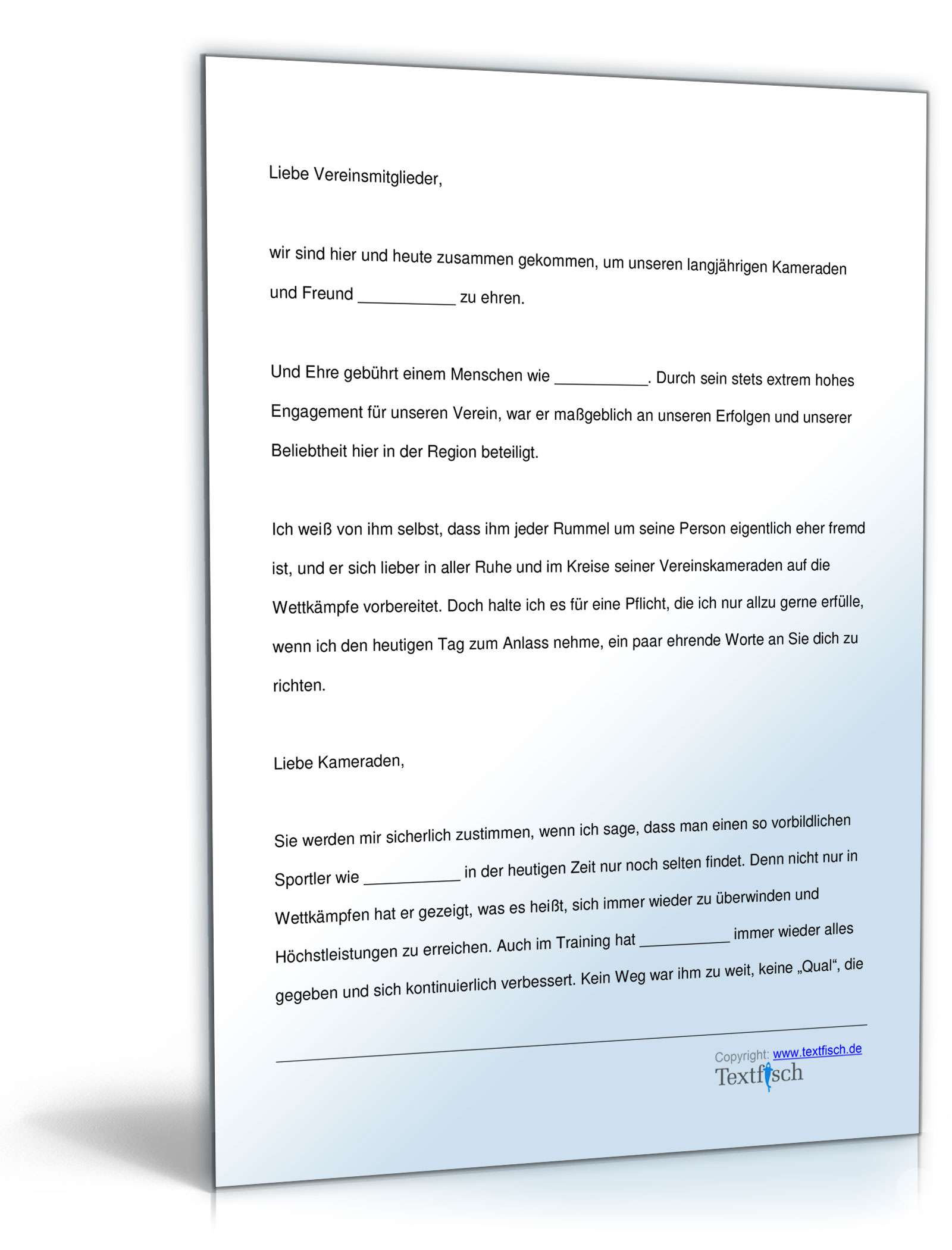 Ehrung eines Sportlers  PDF. Seite: 2