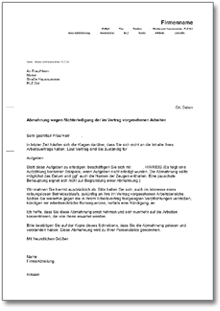 Abmahnung wegen Nichterledigung von Aufgaben Word