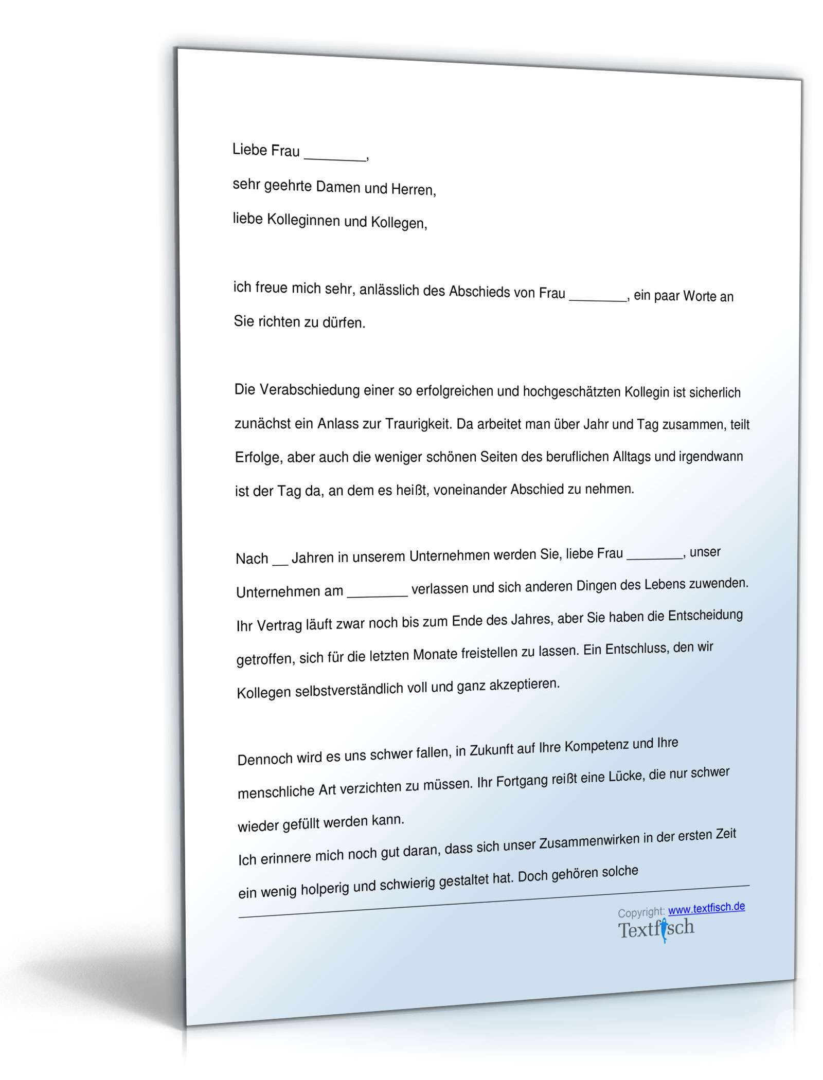 Abschiedsrede für eine Kollegin PDF. Seite: 2