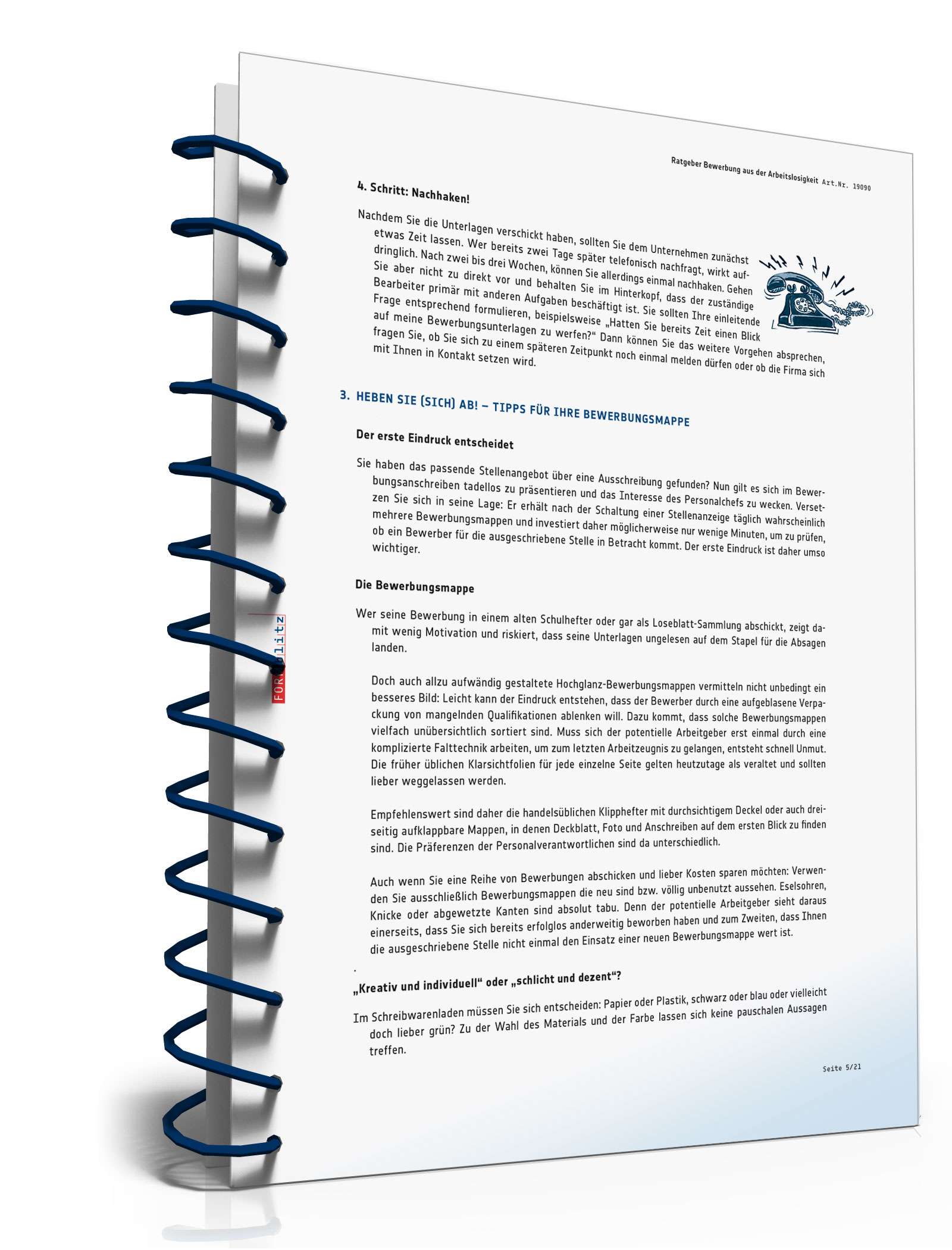 Ratgeber Bewerbung aus der Arbeitslosigkeit PDF. Seite: 6