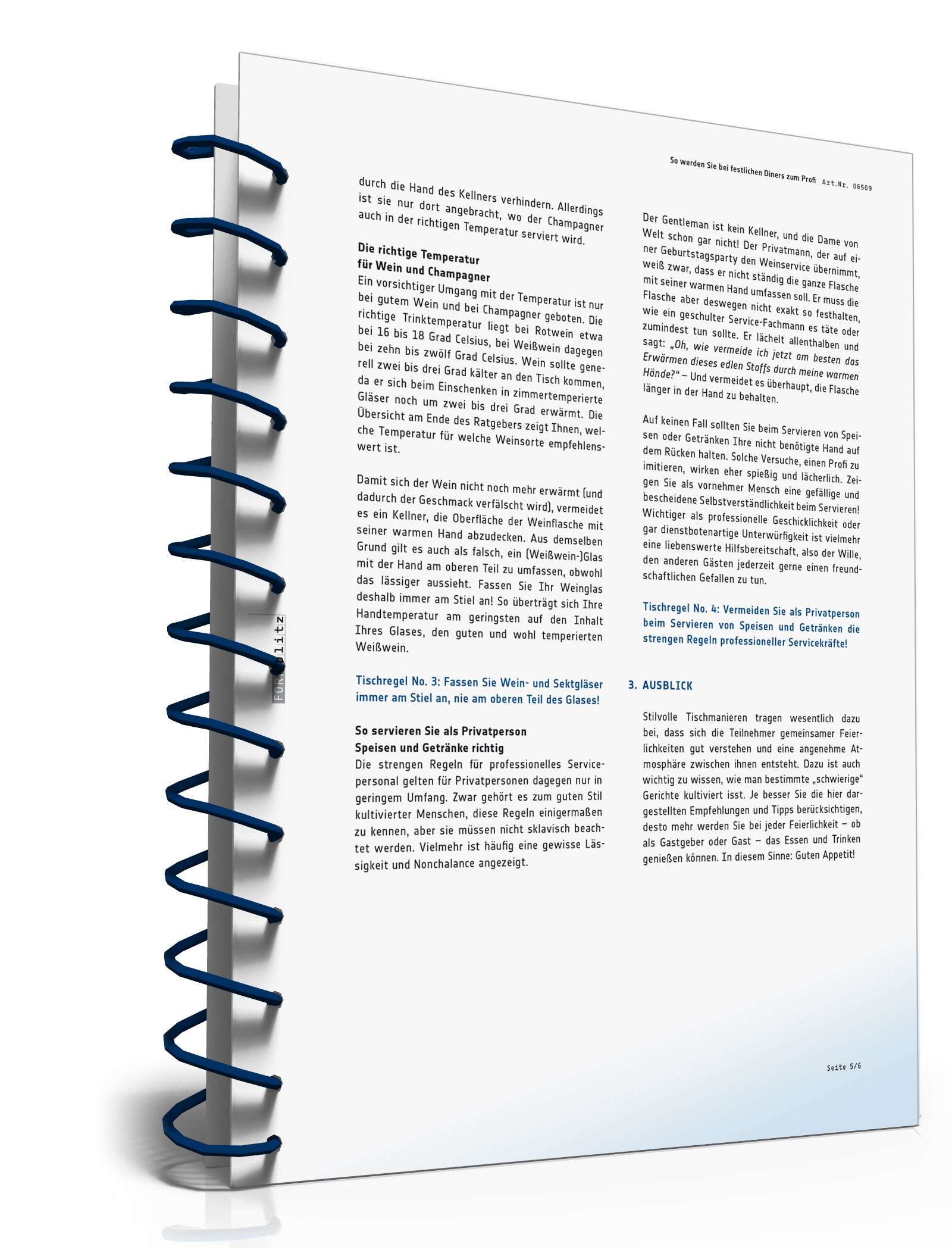 So werden Sie bei festlichen Diners zum Profi PDF. Seite: 6