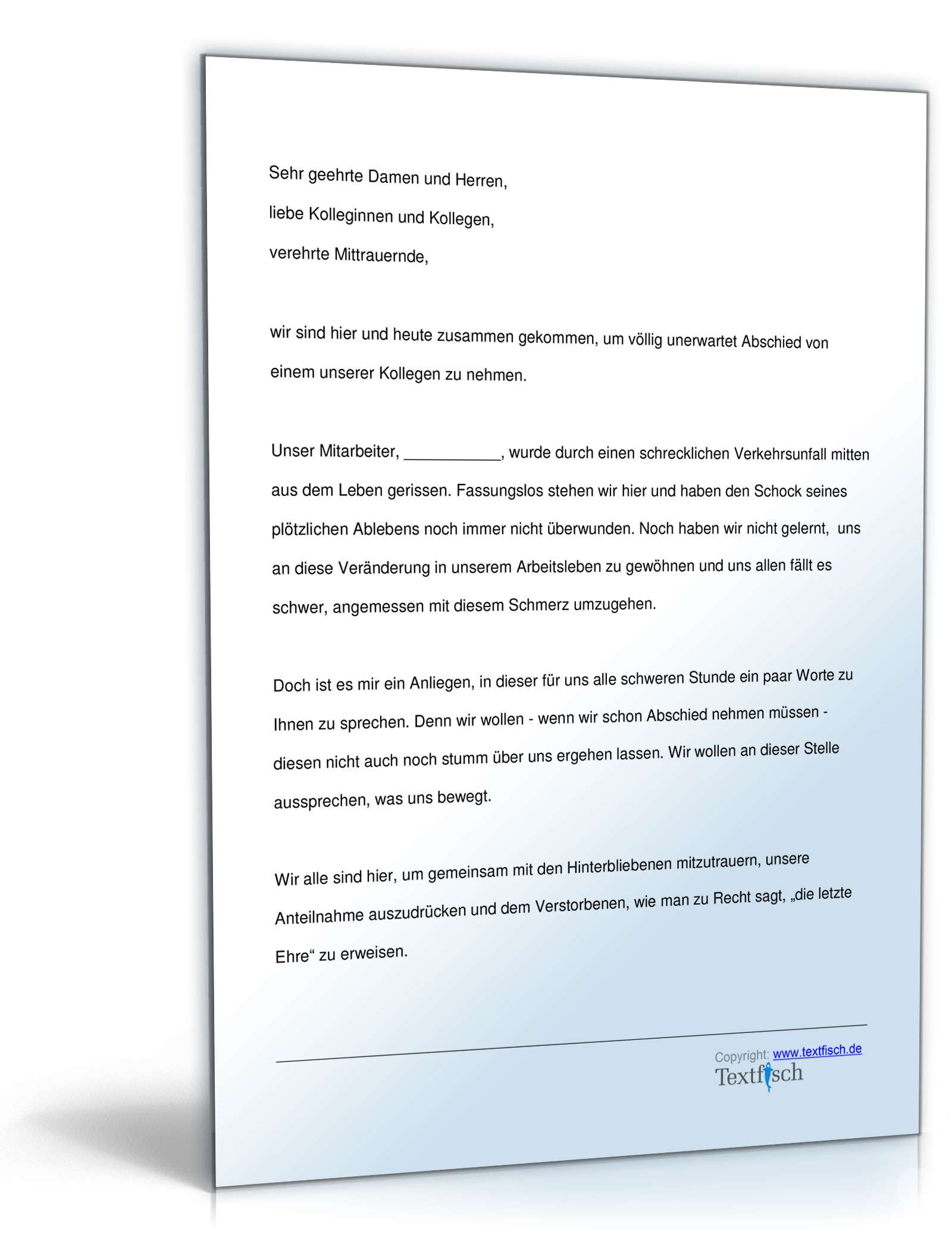 Trauerrede von einem Vorgesetzten PDF. Seite: 2