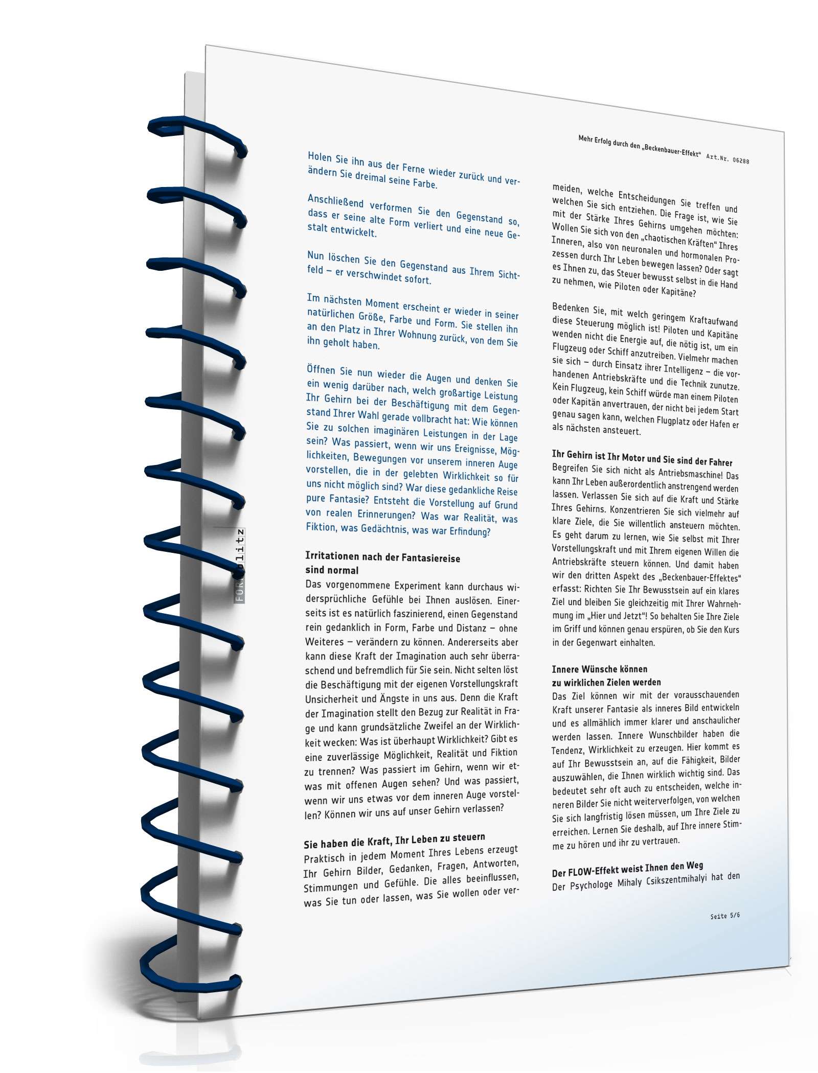 Mehr Erfolg durch den Beckenbauer-Effekt PDF. Seite: 6