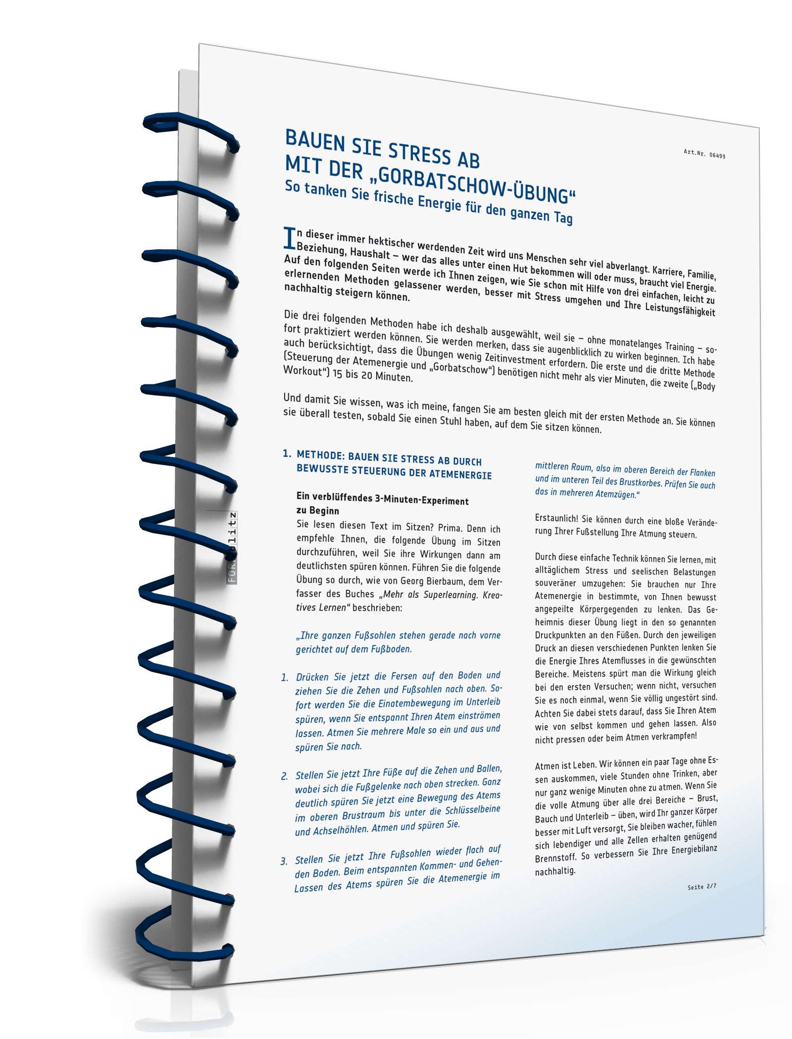 Bauen Sie Stress ab mit der "Gorbatschow-Übung" PDF. Seite: 3