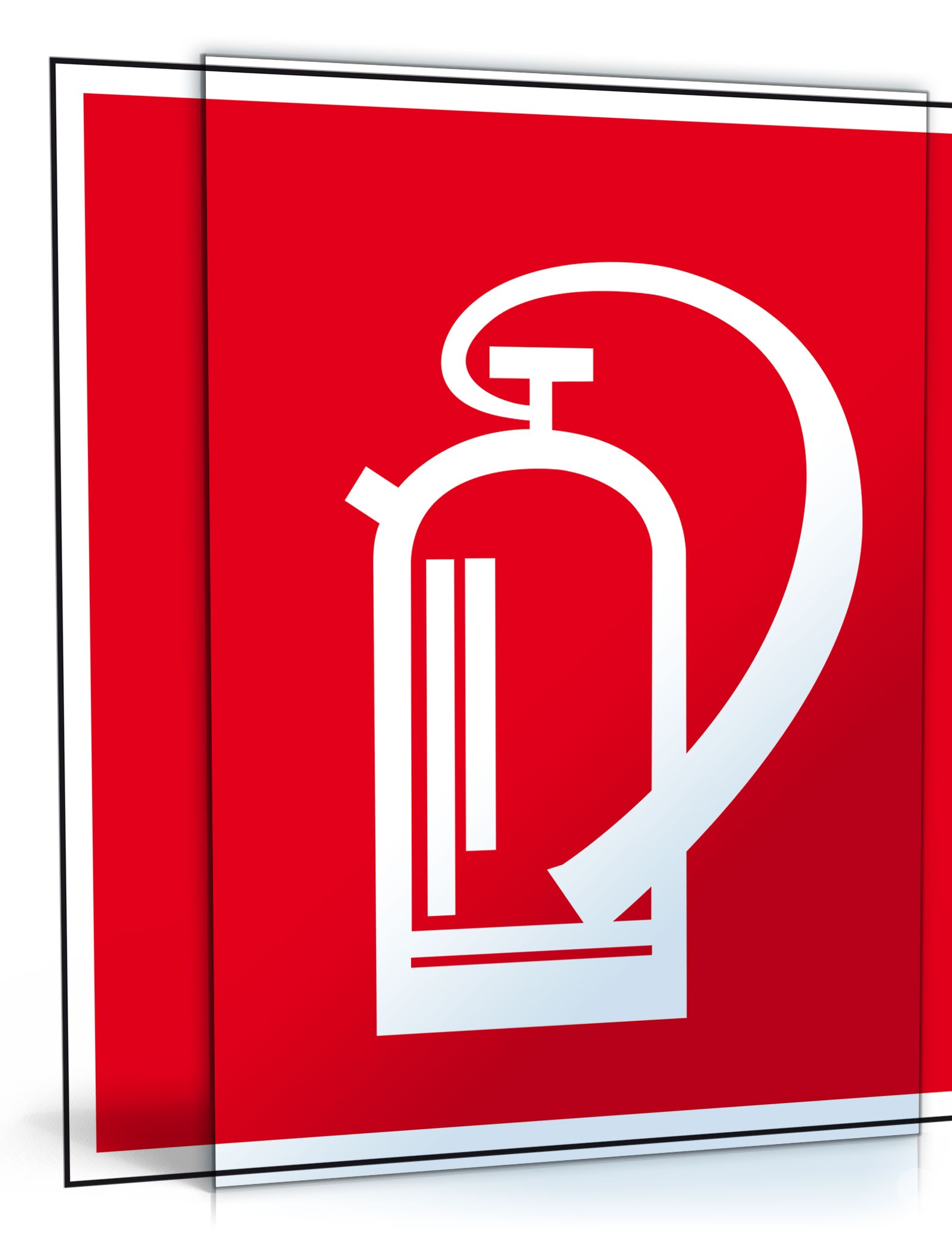 Schild "Feuerlöscher" PDF