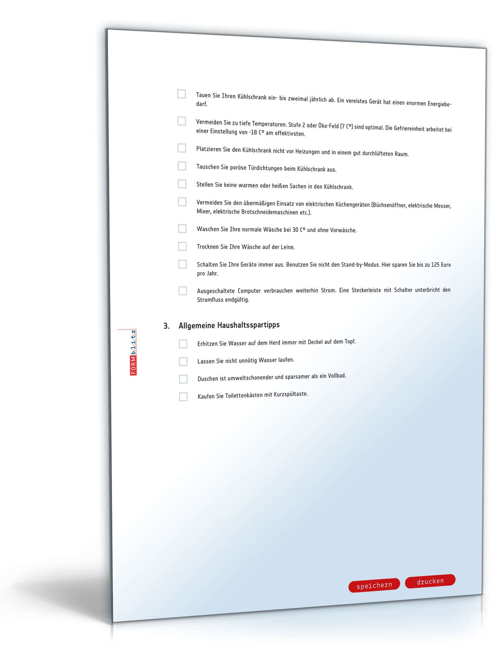 Anschreiben an Mieter: Energiespartipps PDF. Seite: 3