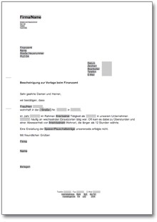 Bescheinigung des Arbeitgebers für das Finanzamt Word