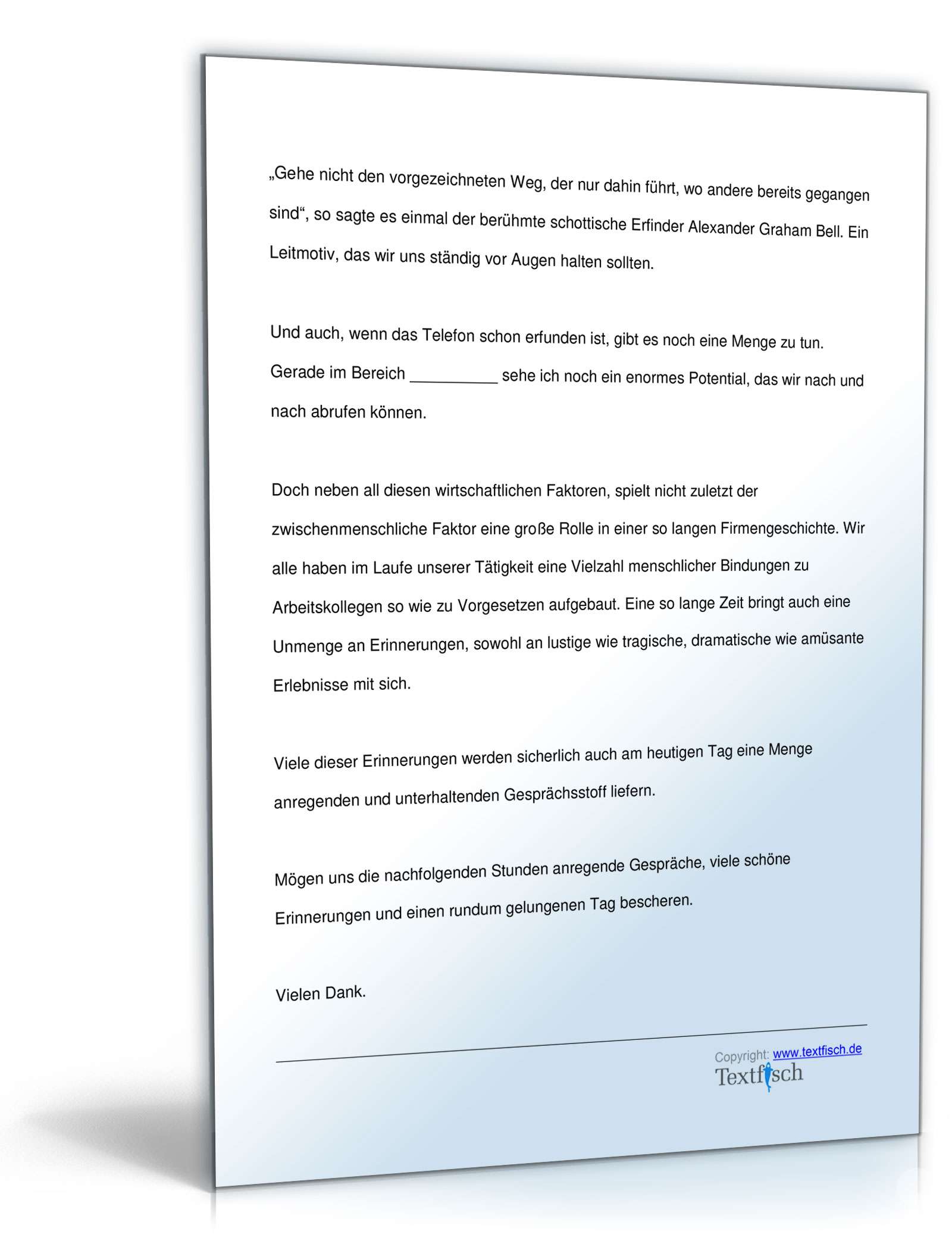 Jubiläumsrede - Firmenjubiläum  PDF. Seite: 4