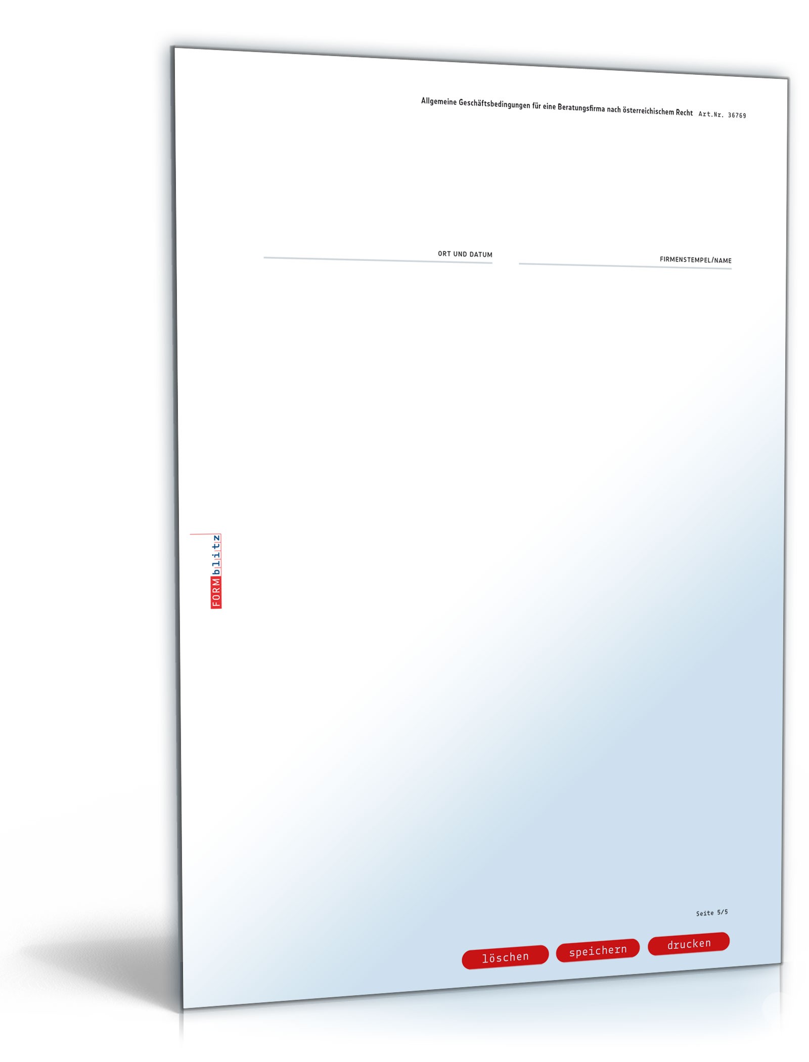 AGB für eine Beratungsfirma PDF. Seite: 5