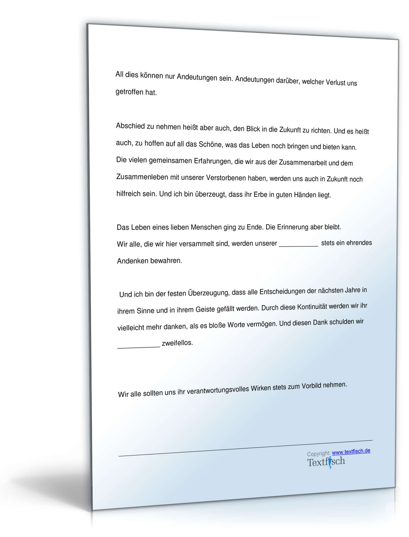 Trauerrede für eine Vorgesetzte  PDF. Seite: 4