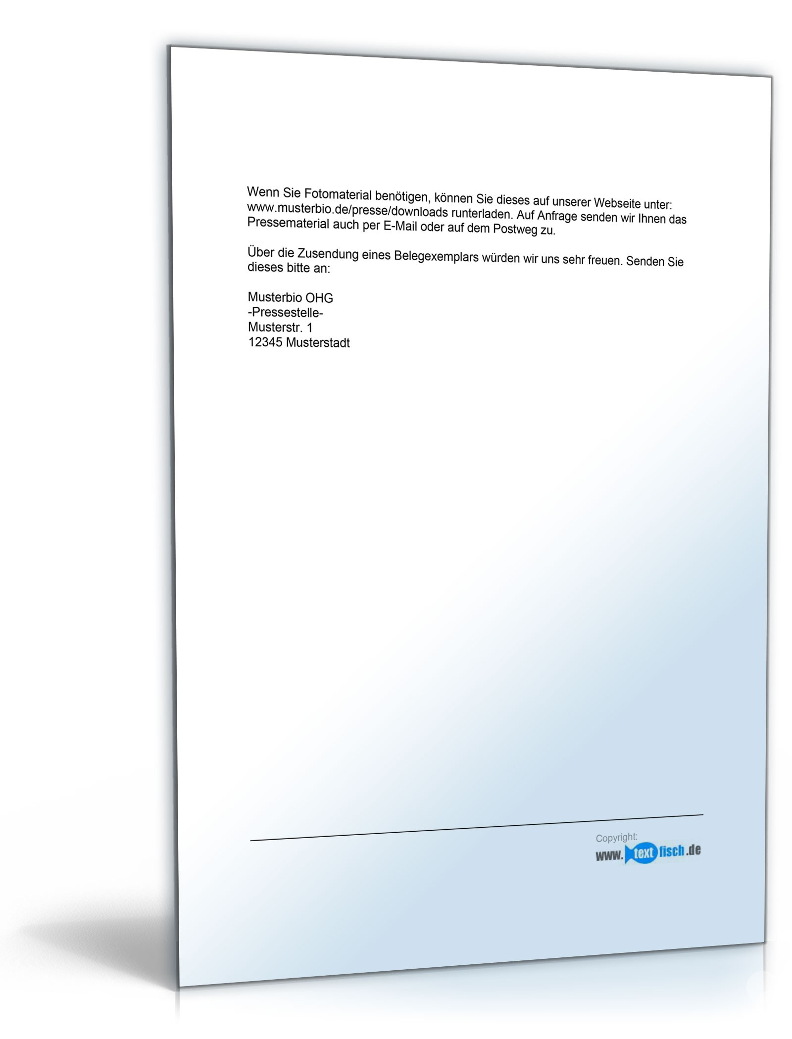 Pressemitteilung zur Eröffnung eines Bio-Supermarktes PDF. Seite: 2