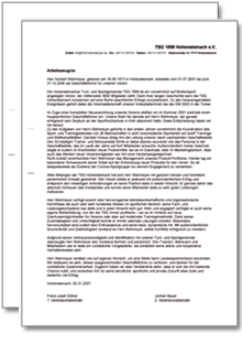 Dienstzeugnis-Paket Vereinsgeschäftsführer / Nonprofit-Führungskraft Excel