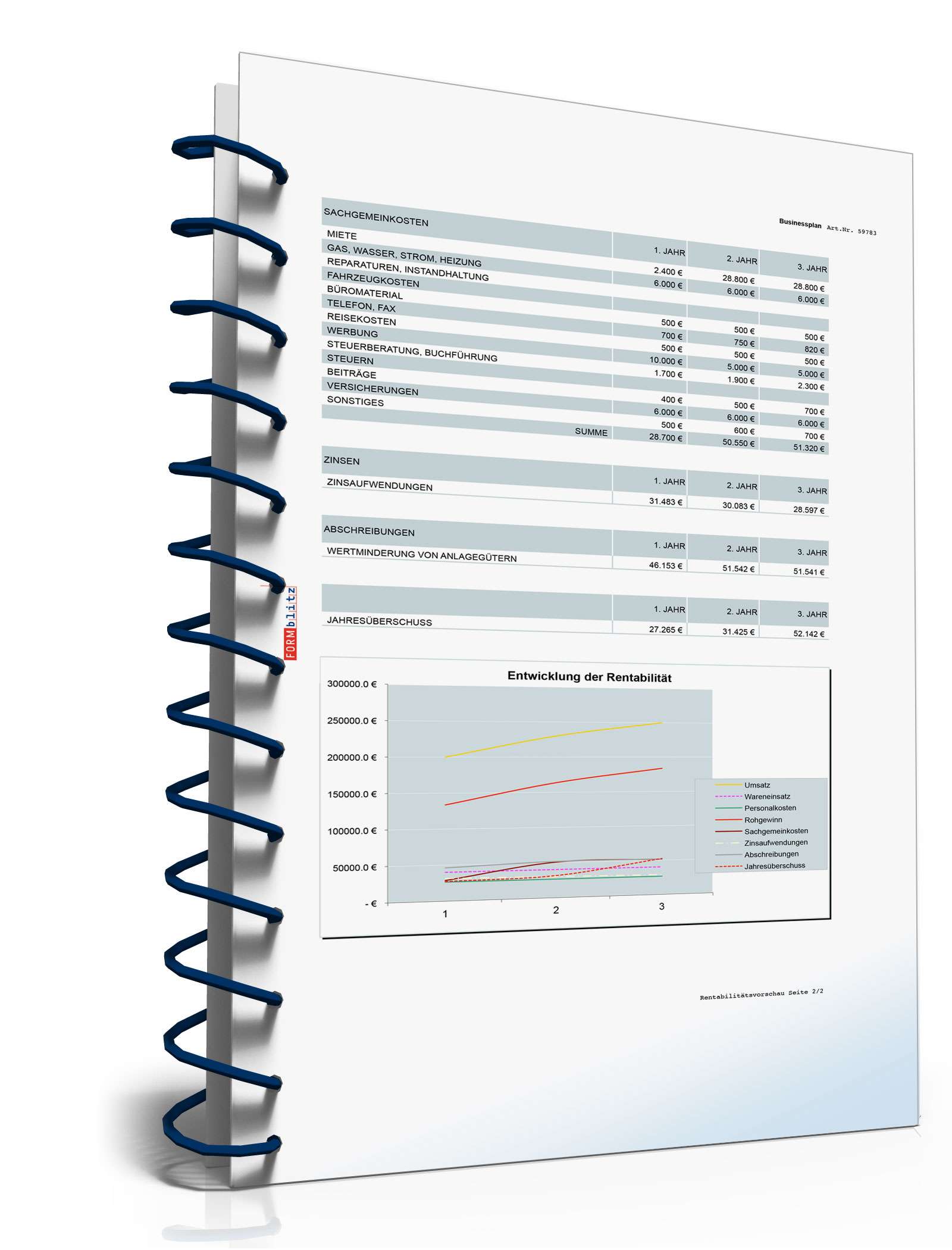 Businessplan für ein Hotel Excel. Seite: 14