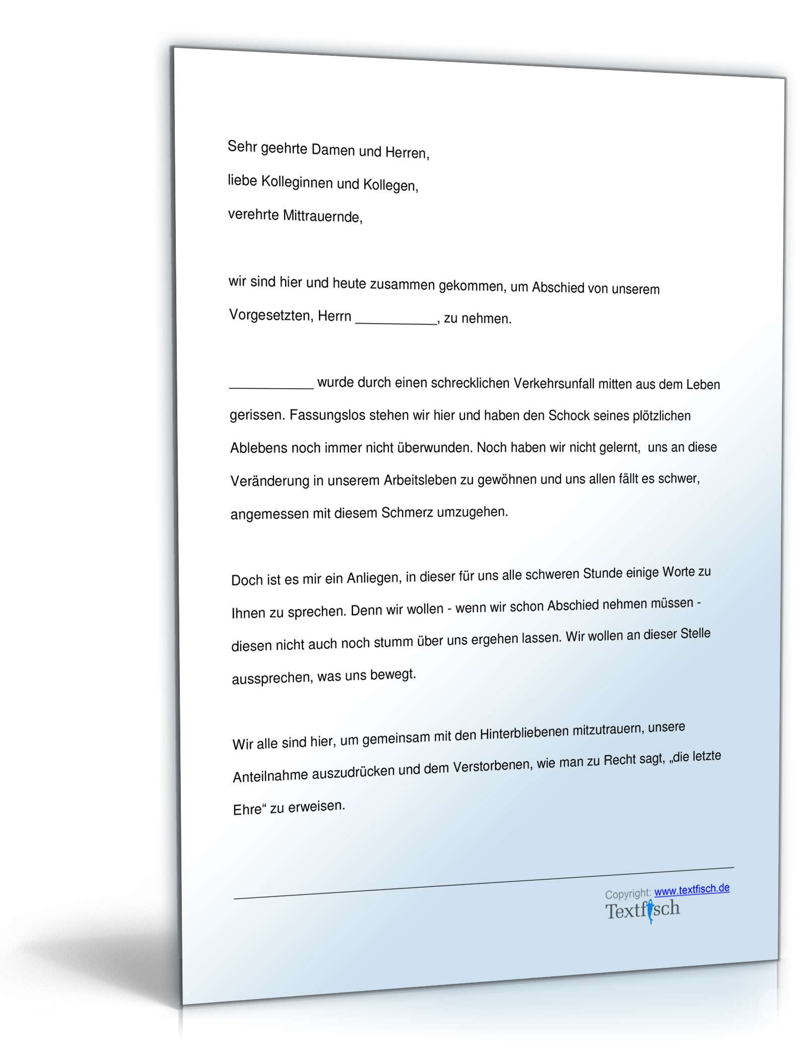 Trauerrede für einen Vorgesetzten PDF. Seite: 2