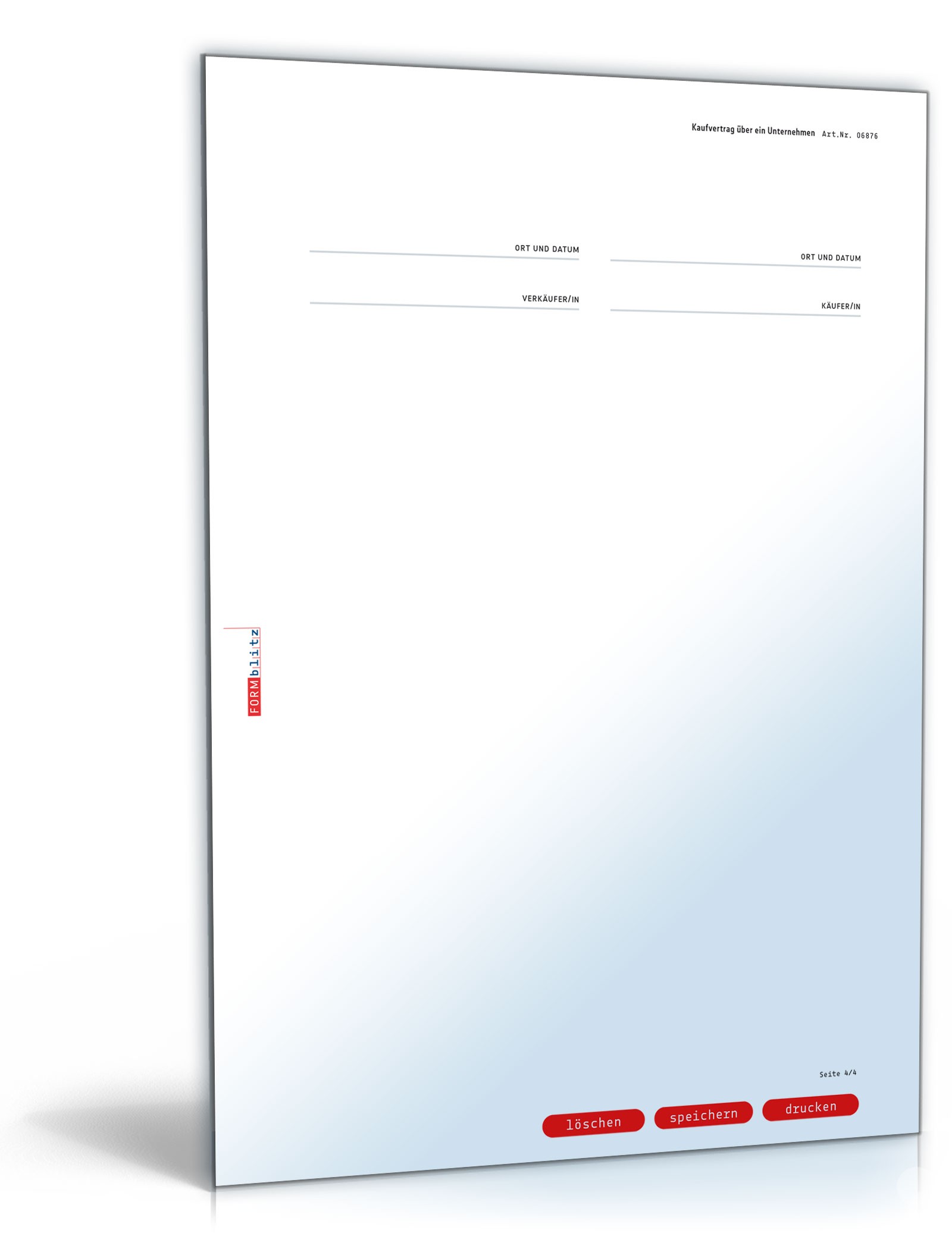 Kaufvertrag über ein Unternehmen (Asset Deal) PDF. Seite: 4