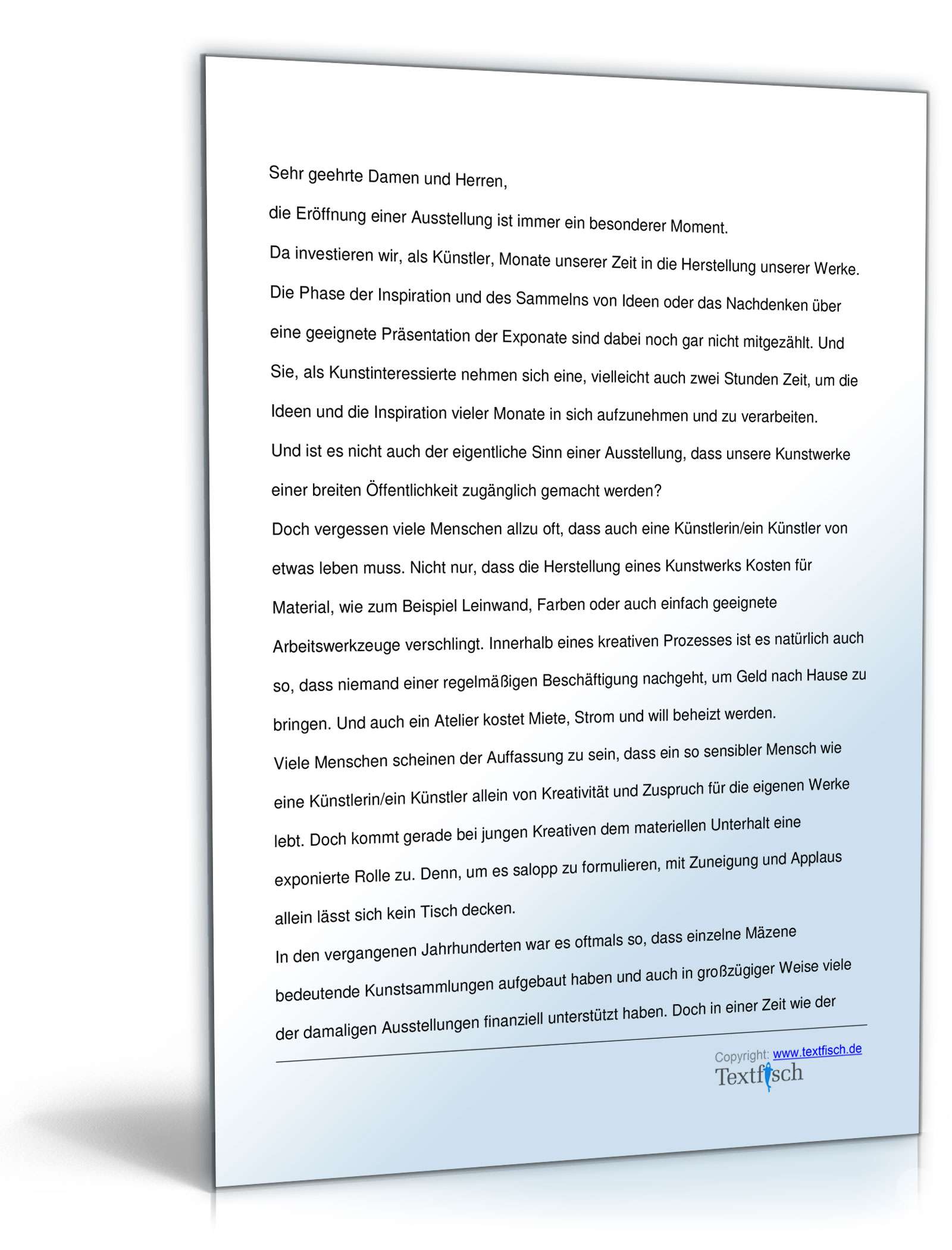 Eröffnungsrede - Eröffnung einer Ausstellung  PDF. Seite: 2