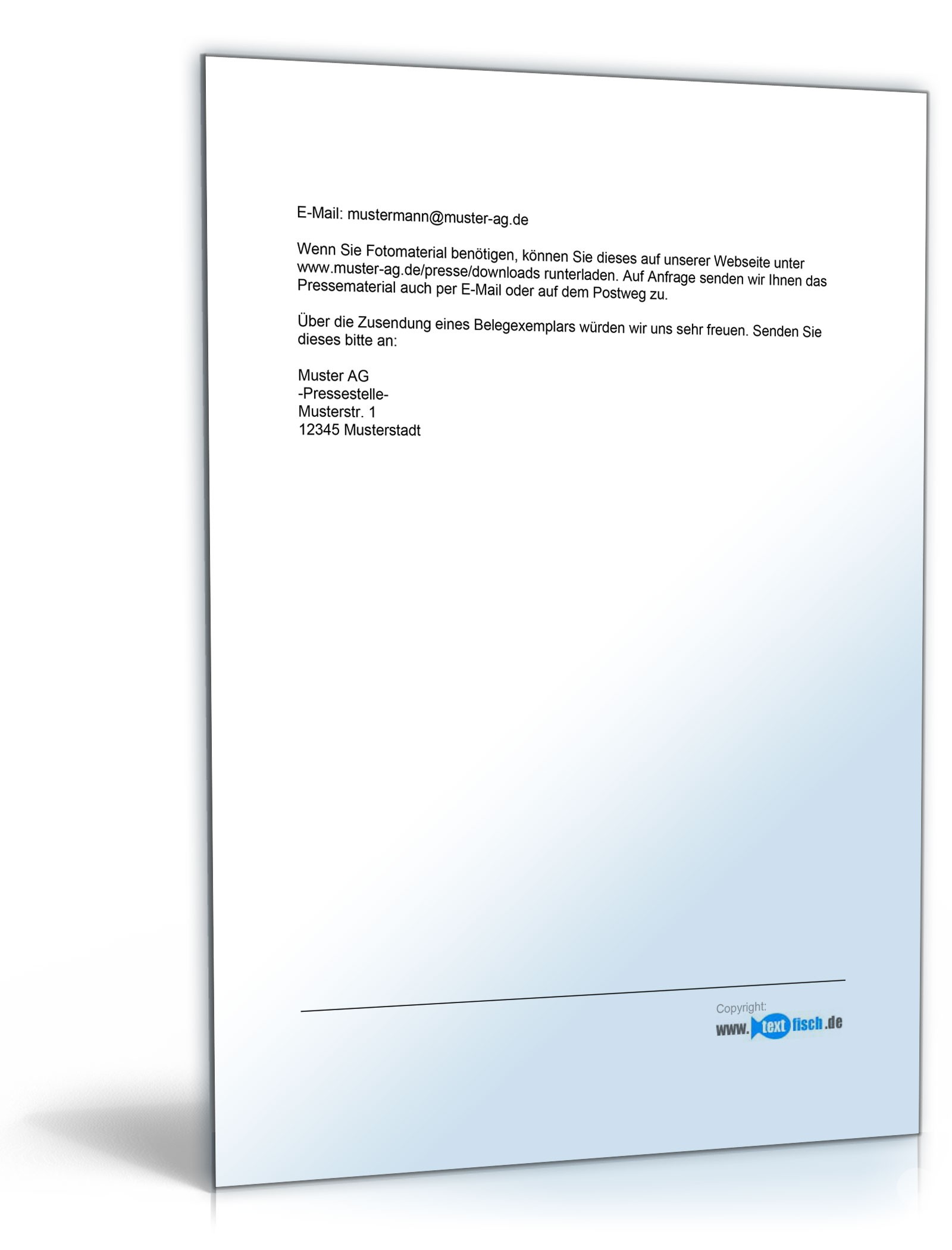 Pressemitteilung Ankündigung einer Verkaufsveranstaltung PDF. Seite: 2