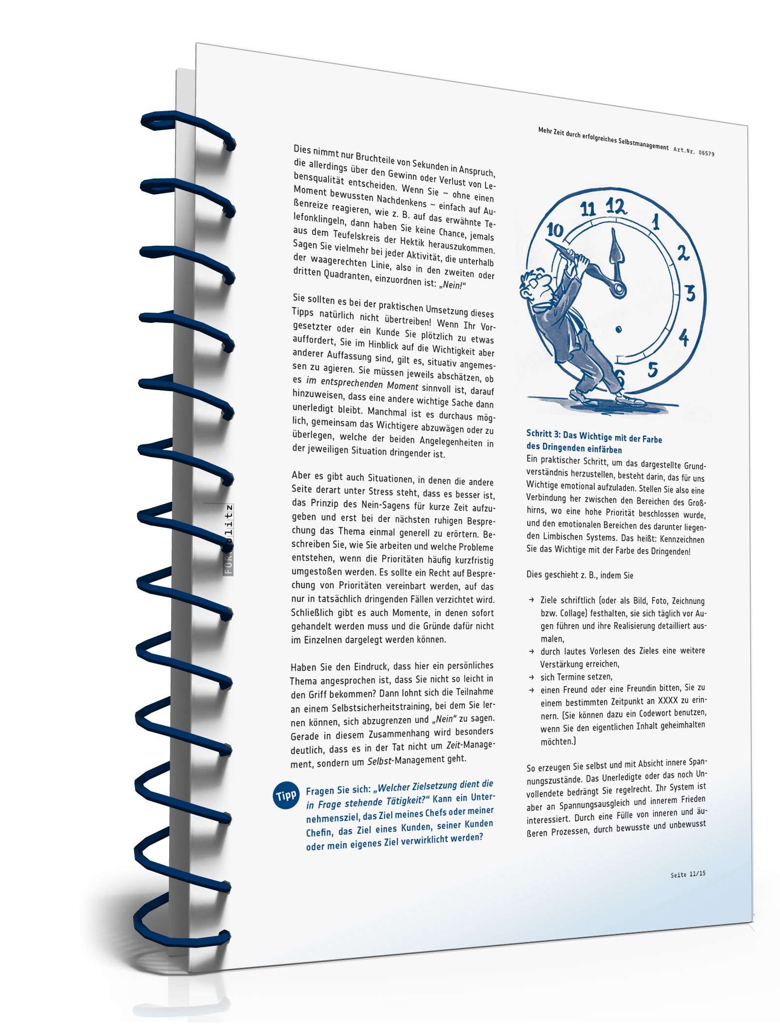 Mehr Zeit durch erfolgreiches Selbstmanagement PDF. Seite: 12