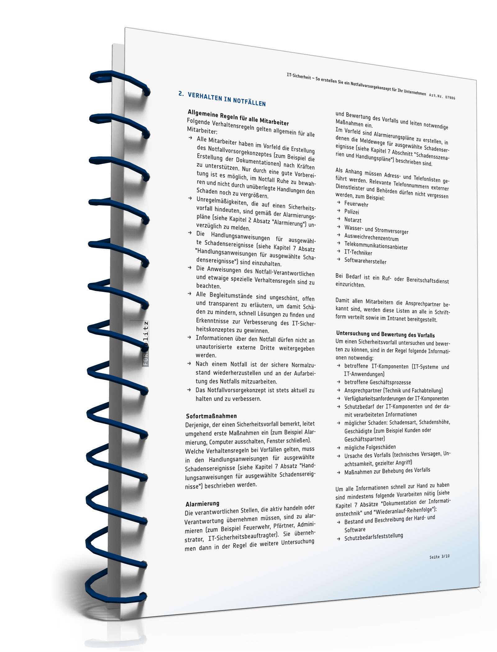 IT-Sicherheit - So erstellen Sie ein Notfallvorsorgekonzept für Ihr Unternehmen PDF. Seite: 4