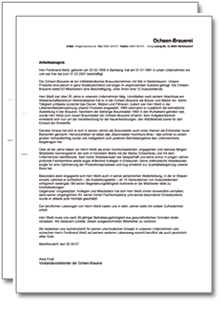 Dienstzeugnis-Paket Brauer Excel