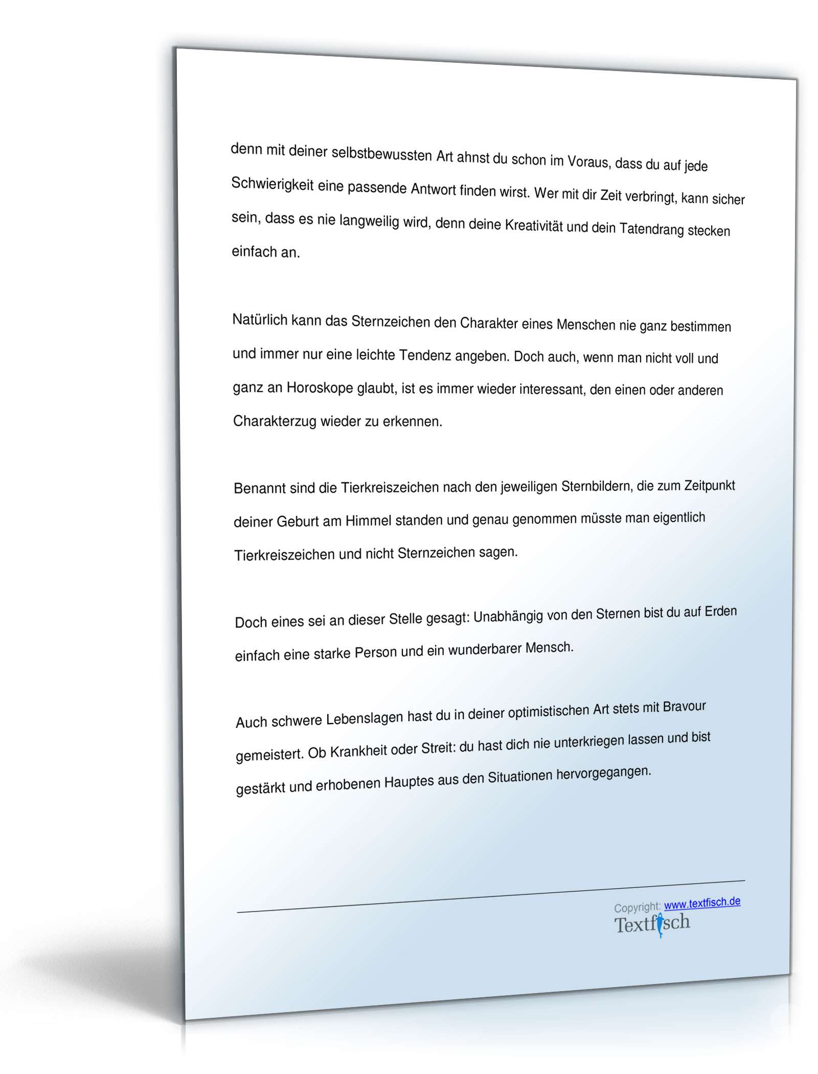 Geburtstagsrede Sternzeichen Schütze (weiblich) PDF. Seite: 3