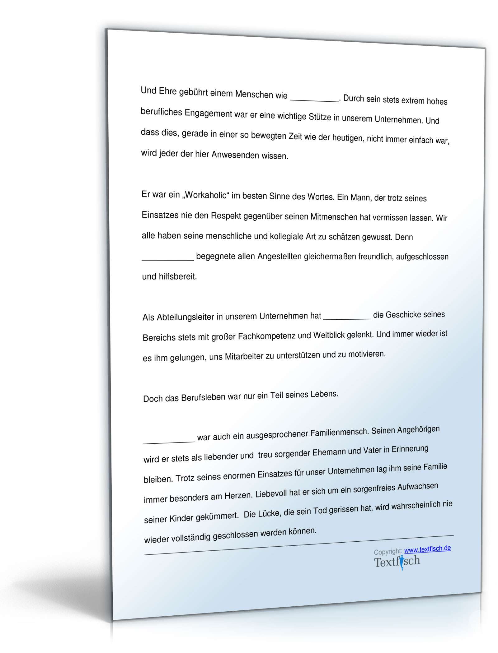 Trauerrede für einen Vorgesetzten PDF. Seite: 3