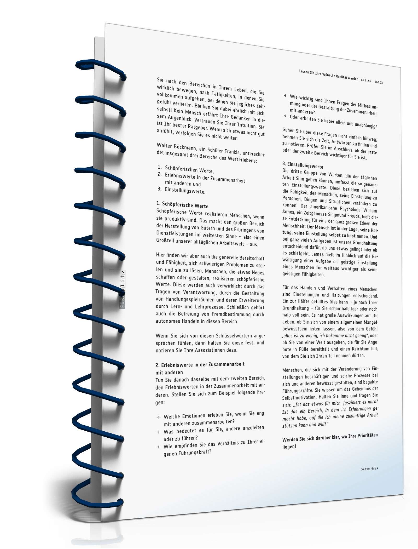 Lassen Sie Ihre Wünsche Realität werden PDF. Seite: 7