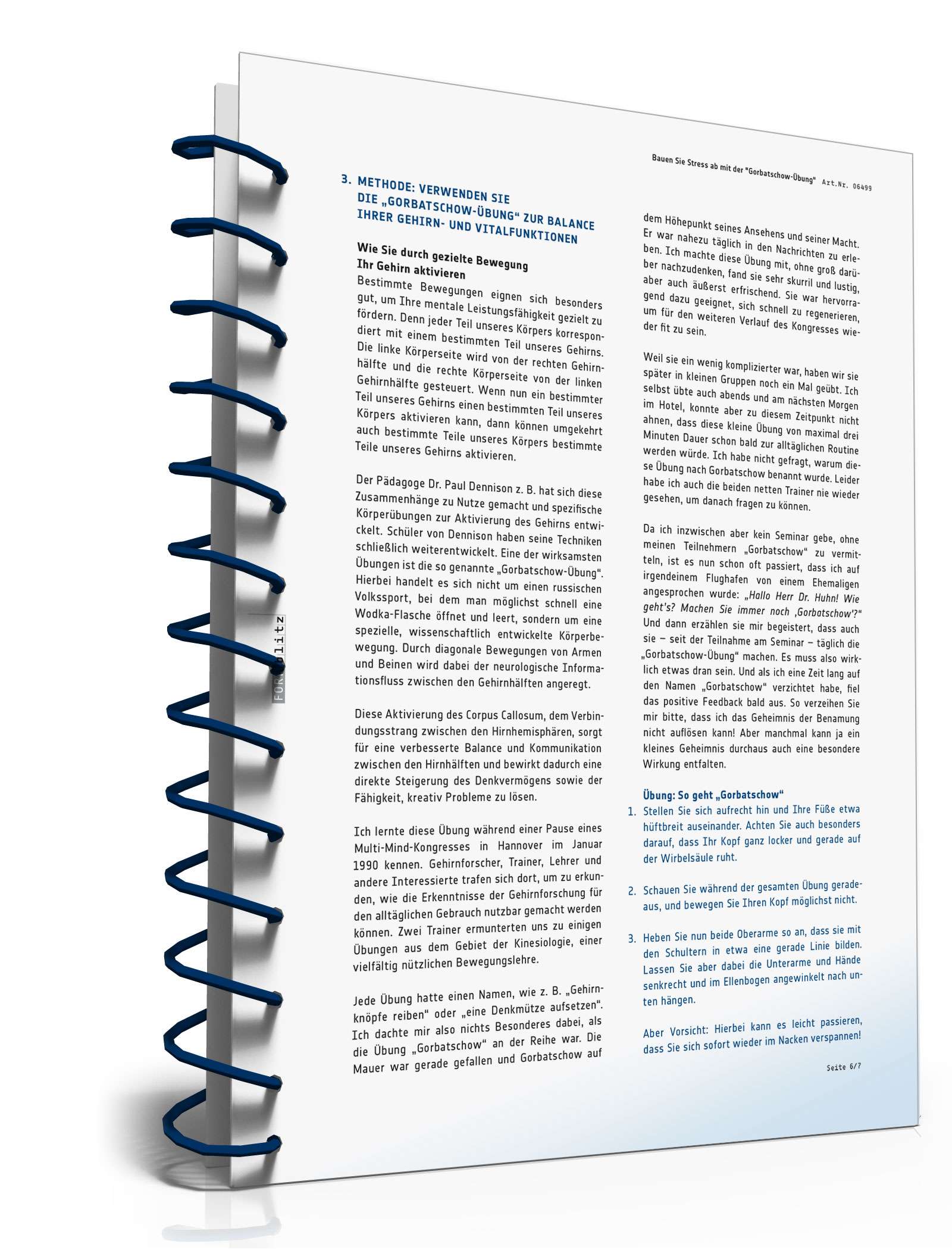 Bauen Sie Stress ab mit der "Gorbatschow-Übung" PDF. Seite: 7