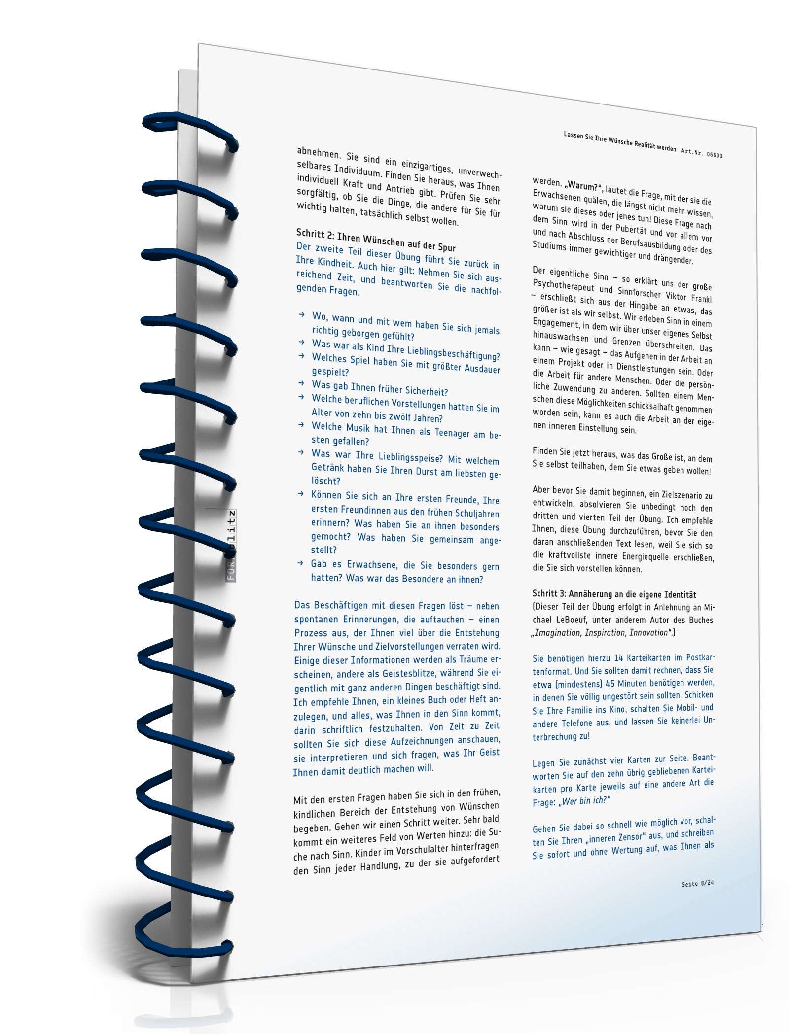 Lassen Sie Ihre Wünsche Realität werden PDF. Seite: 9