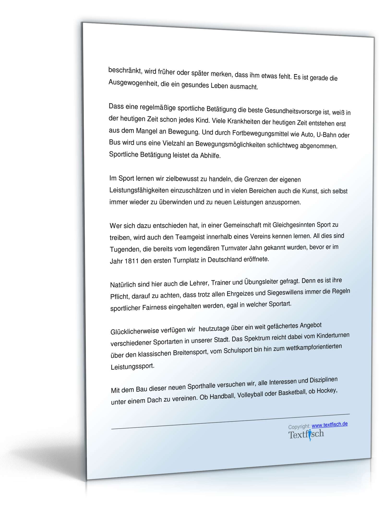 Richtfest einer Sporthalle  PDF. Seite: 3