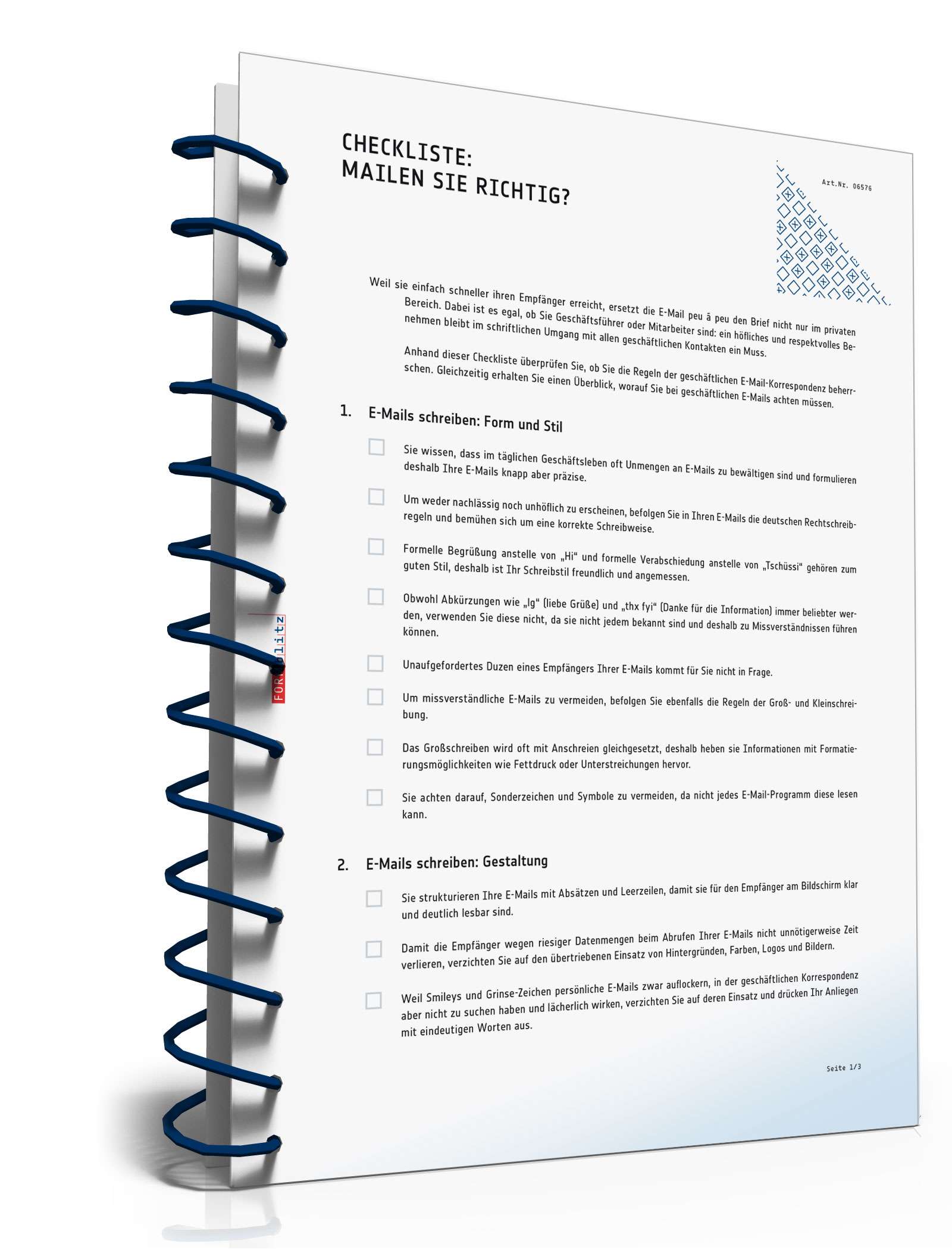 E-Mail-Knigge fürs Business: Mailen Sie richtig? PDF. Seite: 2