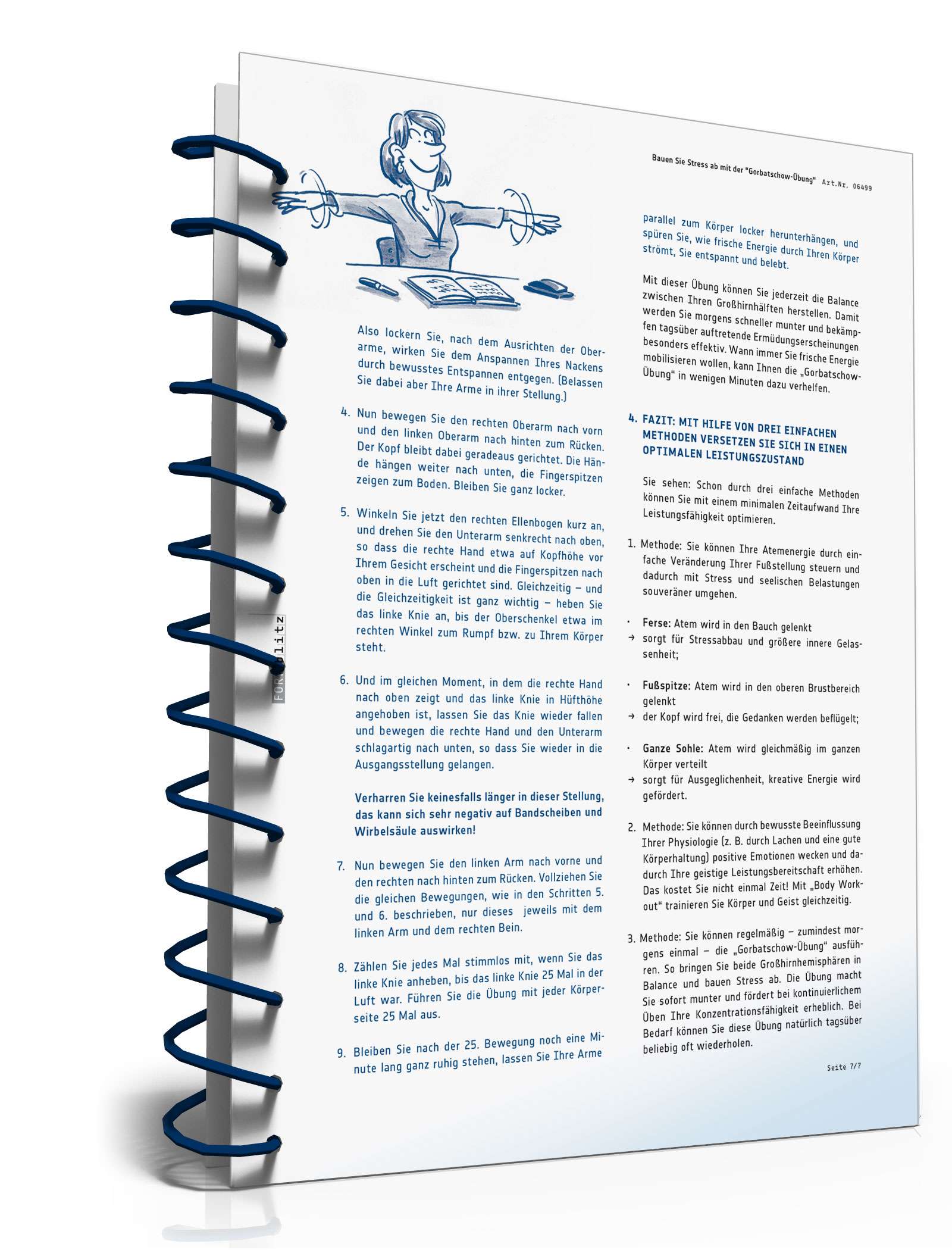 Bauen Sie Stress ab mit der "Gorbatschow-Übung" PDF. Seite: 8