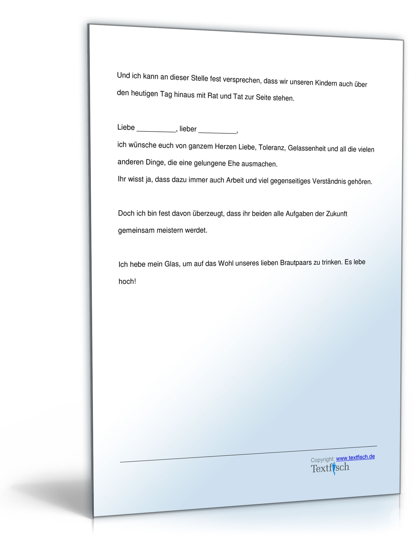 Hochzeitsrede vom Vater des Bräutigams PDF. Seite: 5