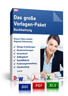 Vorlagen-Paket Buchhaltung Excel