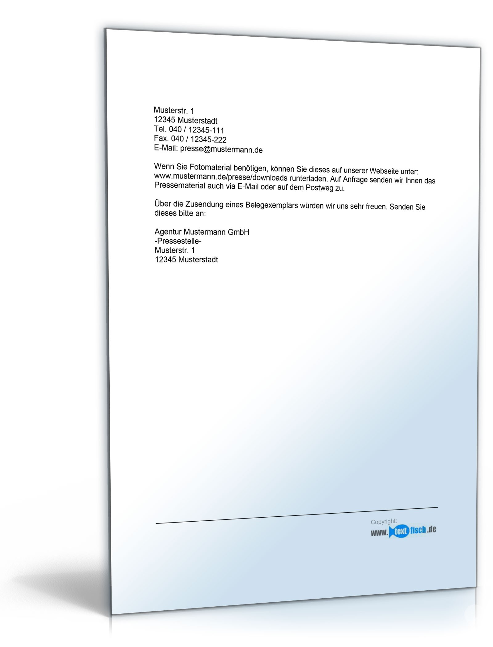 Pressemitteilung über die Neugründung einer Agentur PDF. Seite: 2