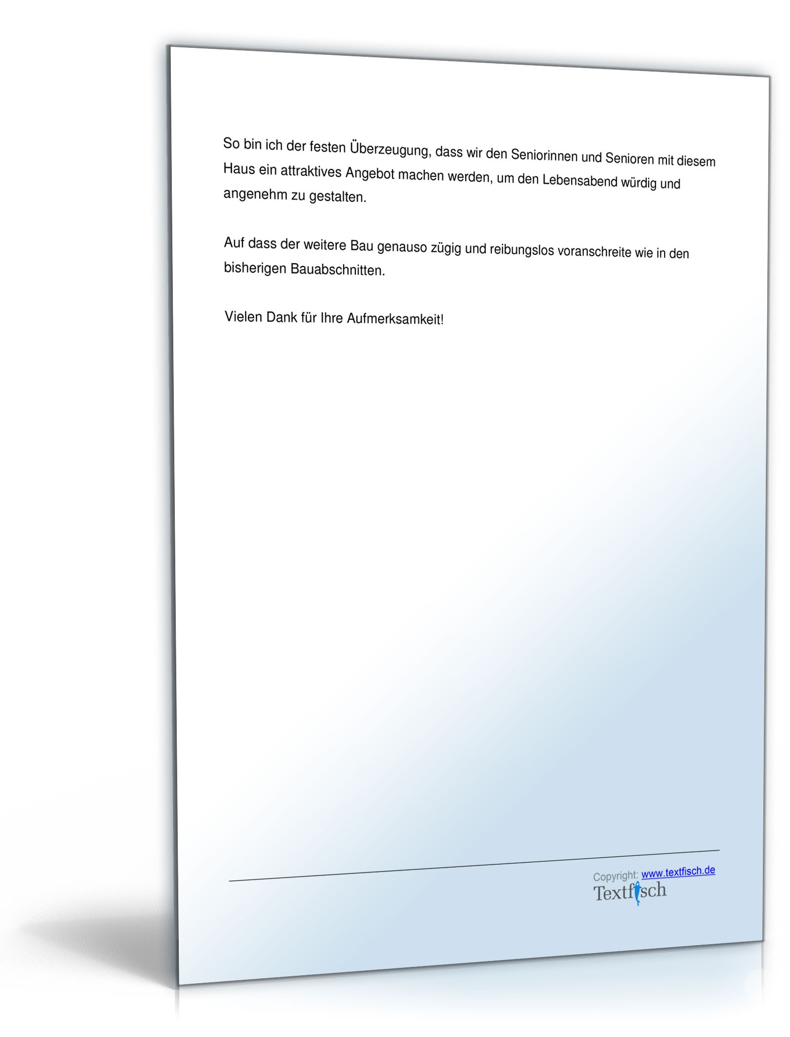 Richtfest eines Altenheims  PDF. Seite: 4