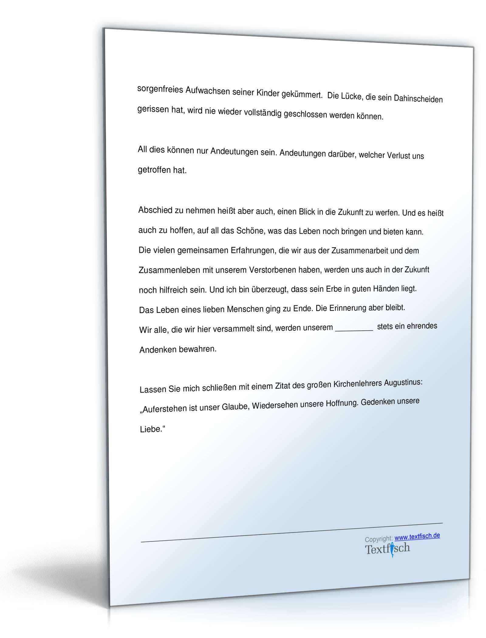 Trauerrede für einen Kollegen/Kollegin PDF. Seite: 4