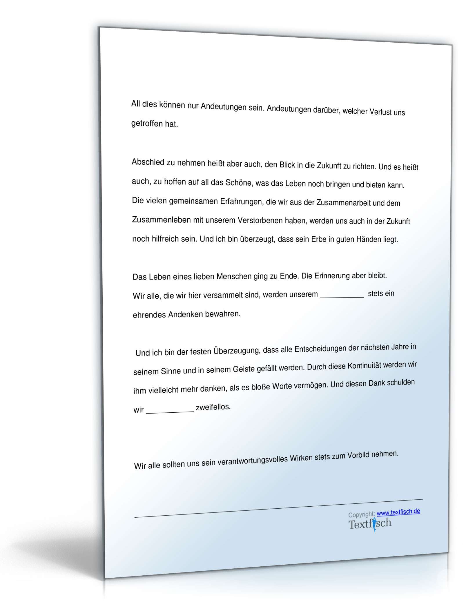 Trauerrede für einen Vorgesetzten PDF. Seite: 4