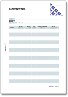 Lärmprotokoll Excel