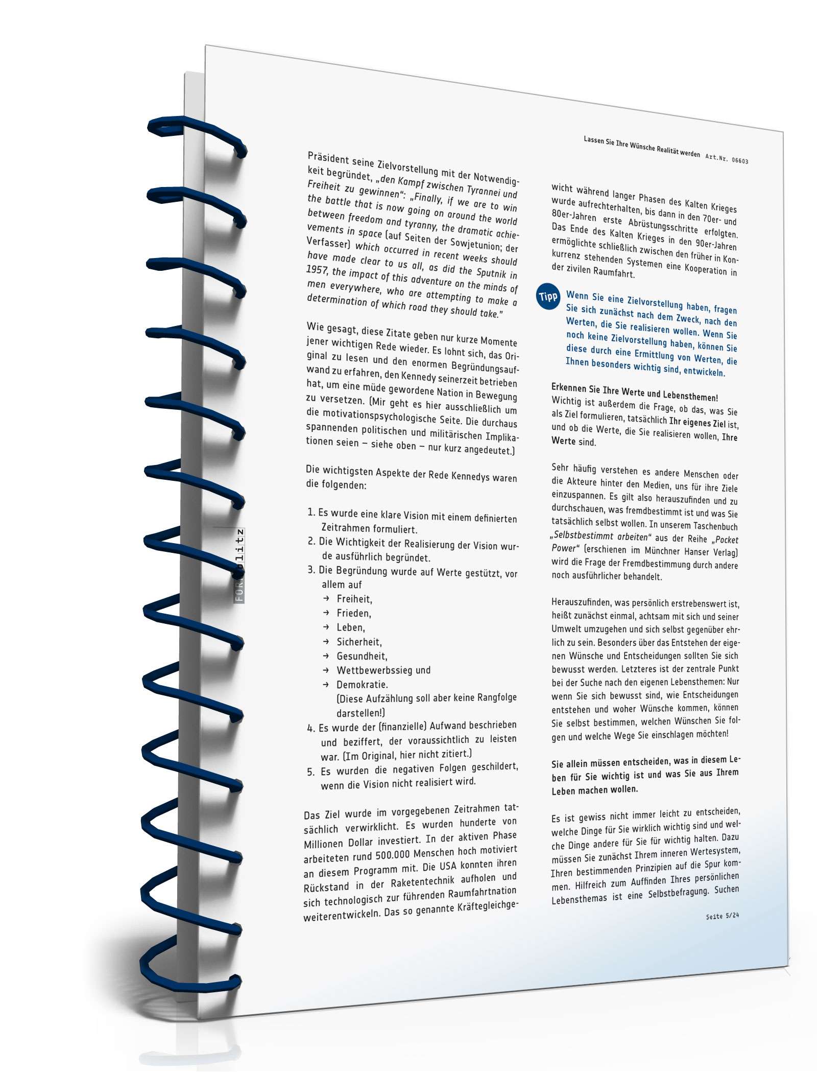 Lassen Sie Ihre Wünsche Realität werden PDF. Seite: 6