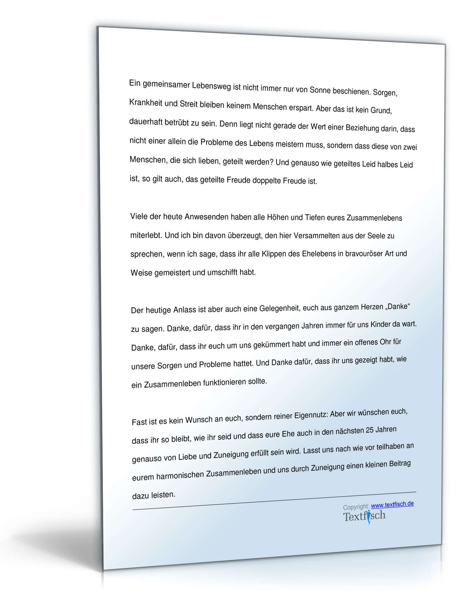 Silberhochzeitsrede  PDF. Seite: 3